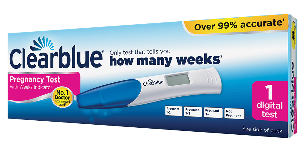 Clear Blue Digital Pregnancy Test Book Symbol | Digital World