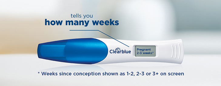 Clearblue Digital Pregnancy Test with Weeks Indicator